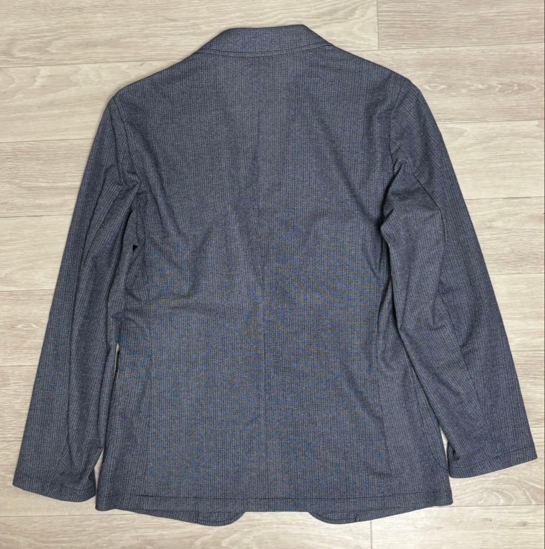 AOKI パジャマスーツ M グレー セットアップ ストレッチ イージー