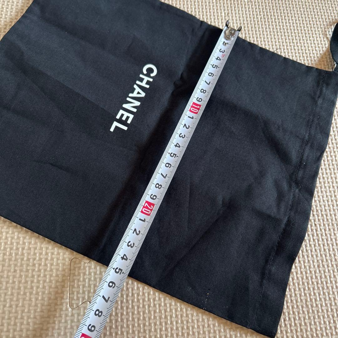 CHANEL シャネル黒キャンバス 収納袋 保存用巾着袋 - メルカリ