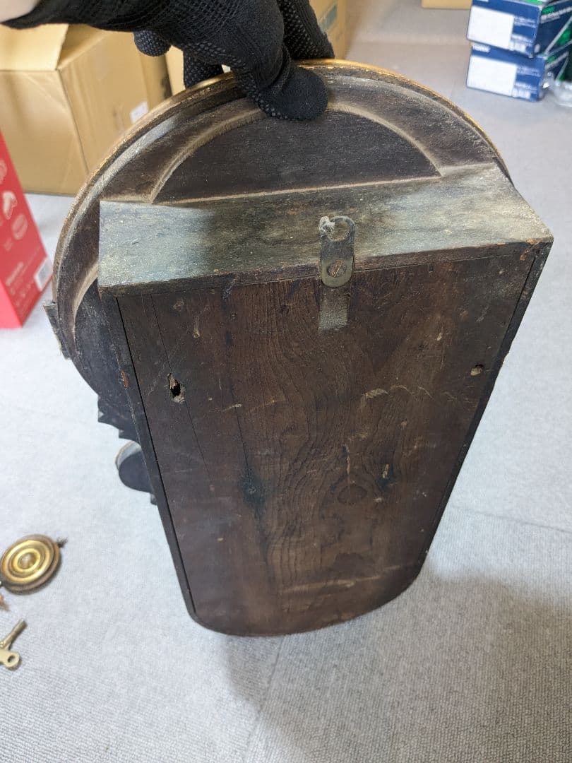 ジャンク品】 イングラハム だるま時計 古時計 アンティーク