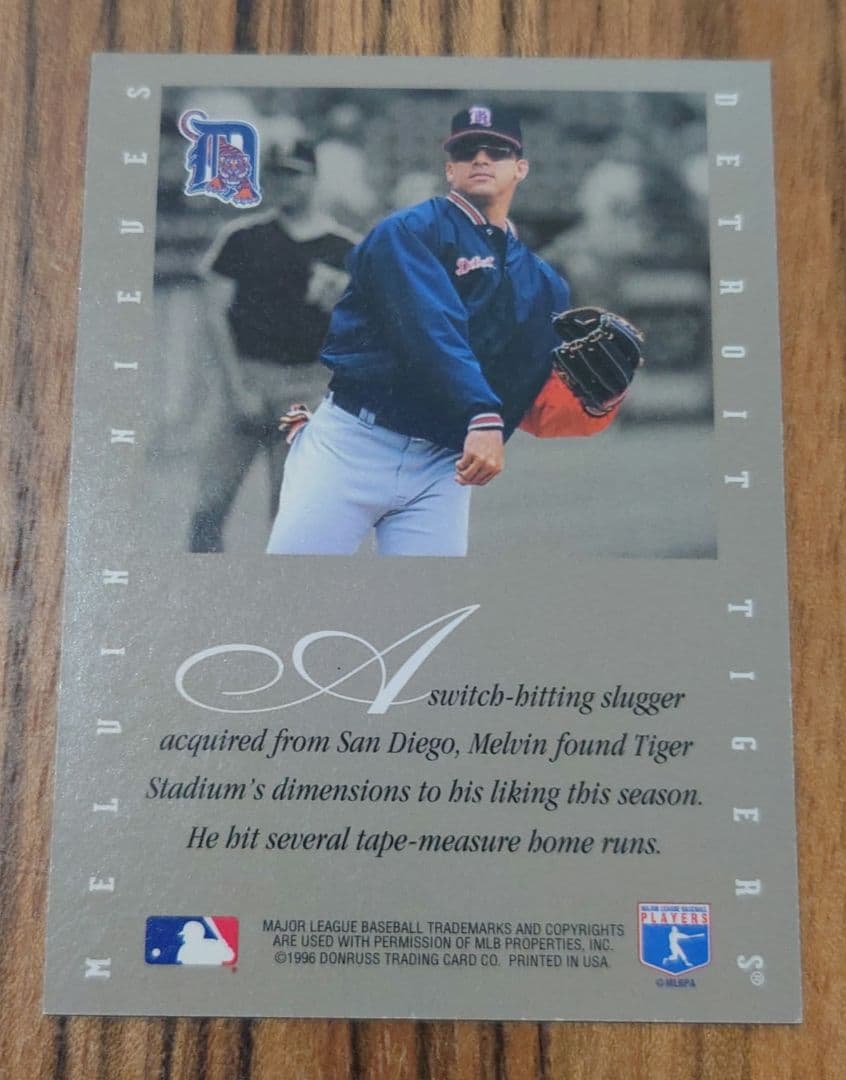 LEAF1996 デトロイト・タイガース M・ニエベス 直筆サインカード