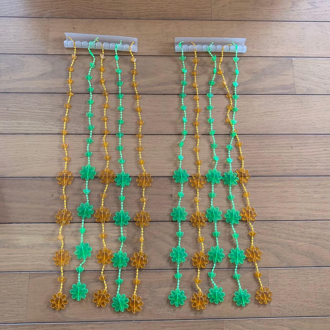 昭和レトロポップ ビーズのれん 珠のれん - メルカリ