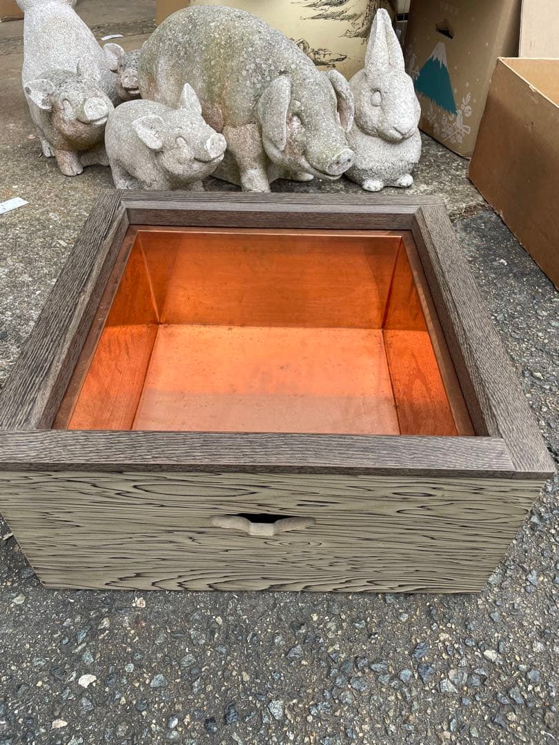 桑 置炉 置き炉 銅落とし 銅おとし 茶道具 茶室 茶道 炉縁つき - メルカリ