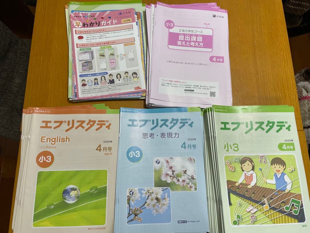 Z会 小学 3年生 2025年度分 エブリスタディ セット 思考力 英語 - メルカリ