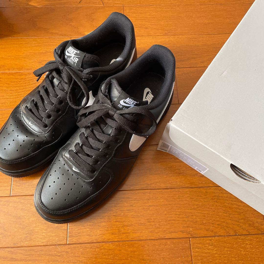 NIKE Air Force 1 '07 black × white 10.5 Nike Air Force 1 '07 Low White Black for Sale | Authenticity