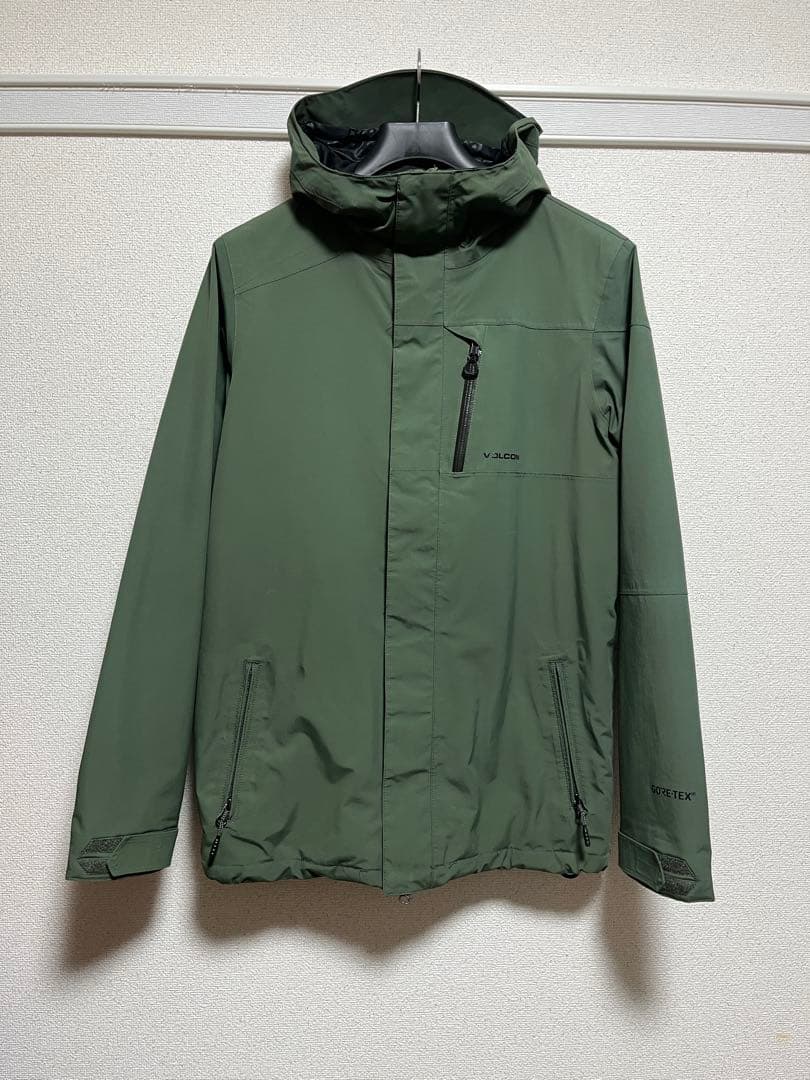 VOLCOM GORE-TEX カーキ ジャケット Sサイズ　ボルコム VOLCOM ボルコム ANYOX GUIDE GORE PRO SHELL JKT GORE-TEX