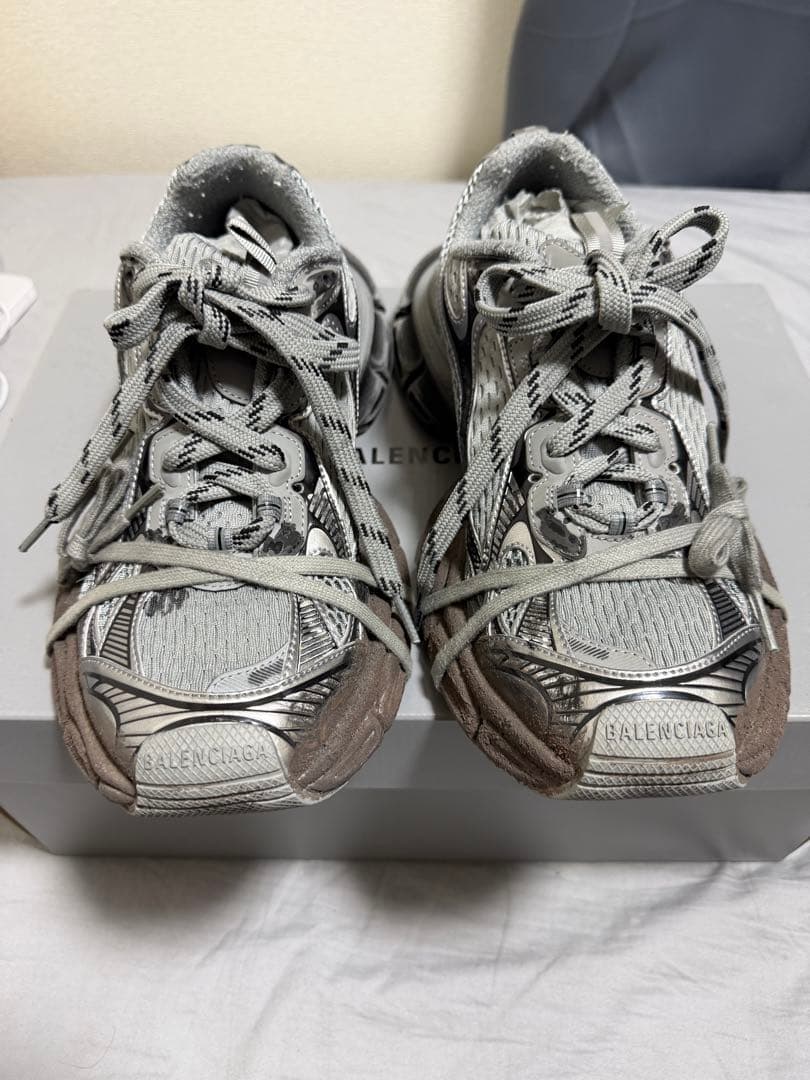 靴 BALENCIAGA 3XL Sneaker Worn-Out \"Gray\"