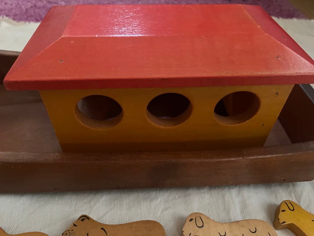 スイス アルビスブラン社 ノアの方舟 木製玩具 スイス最古の玩具