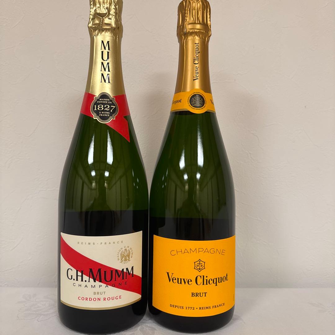 G.H. Mumm & Veuve Clicquot シャンパンセット - メルカリ