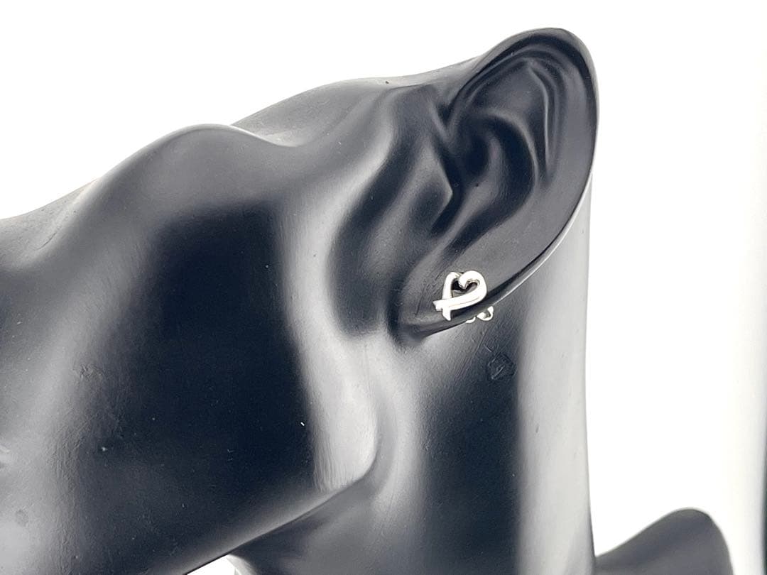 c983 美品 ティファニー ラビングハート ピアス パロマピカソ 925