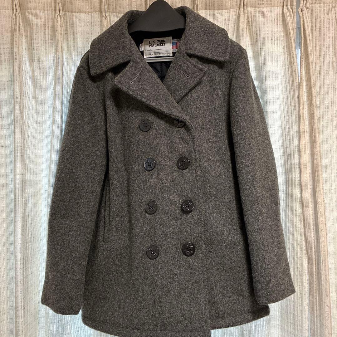 U.S. 740N PEACOAT ダブルピーコート SCHOTT - メルカリ