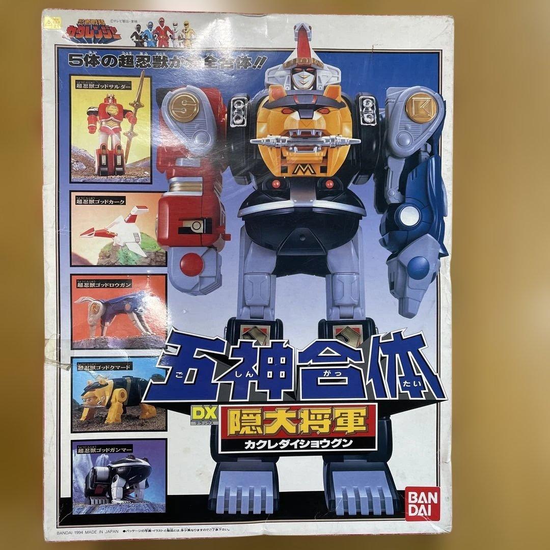 忍者戦隊カクレンジャー 五神合体 DX 隠大将軍 5超忍獣 完全合体