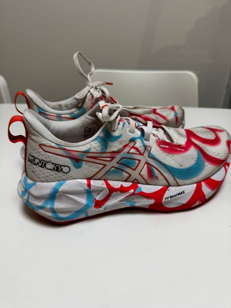 アシックス ノヴァブラスト5 東京マラソン2025 25cm 70km使用 - メルカリ