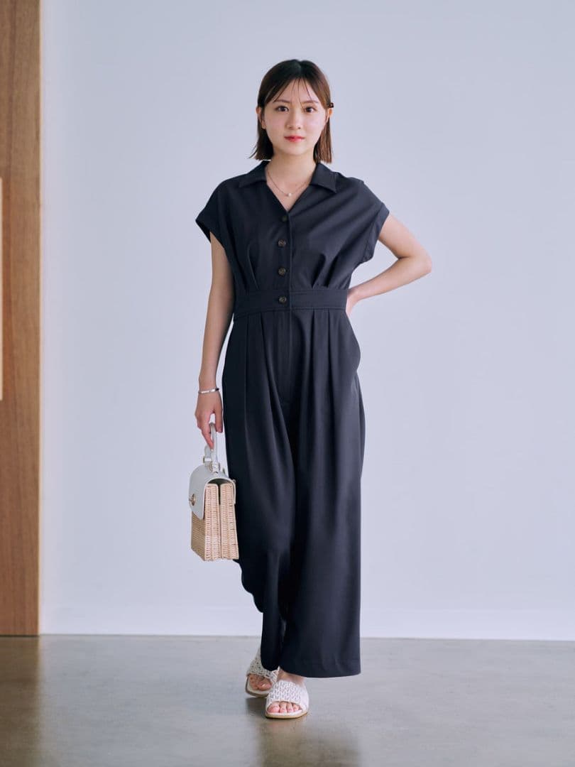 COHINA コヒナ ジャンプスーツオールインワン short ジャンプスーツオールインワン-short & regular | 小柄・低身長女性