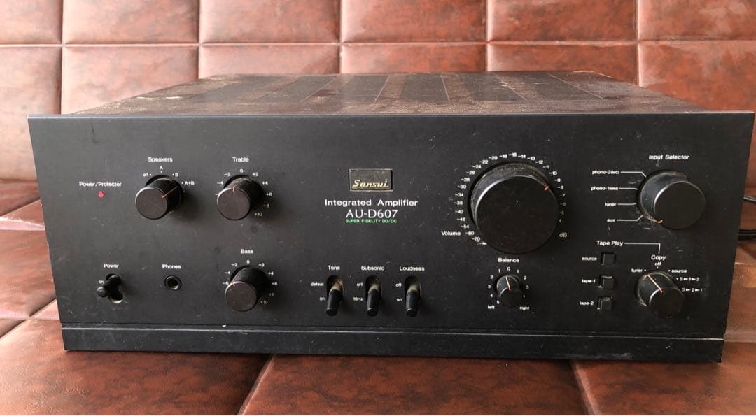 SANSUI AU-D607 プリメインアンプジャンク(J70) - メルカリ