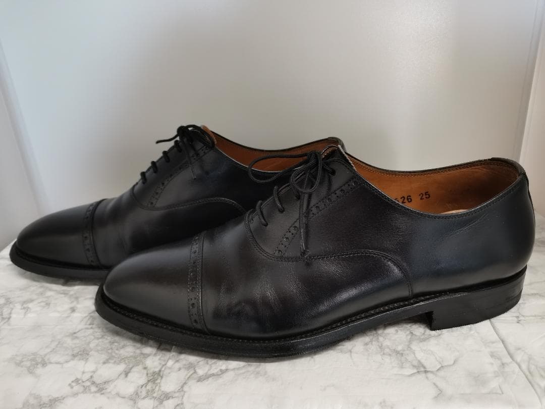 スコッチグレイン H-0526 25cm 踵交換済み ハーフソール付き - メルカリ
