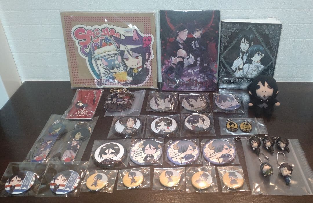 中古　黒執事　セバスチャン&シエル　グッズセット 黒執事 -寄宿学校編-」セバスチャン＆シエルがアフタヌーンティーを