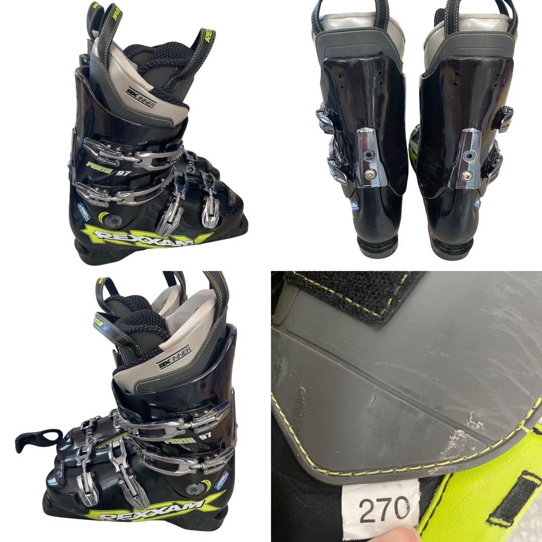 メンズ REXXAM 27cmショートスキー ファンスキーセット 90cm