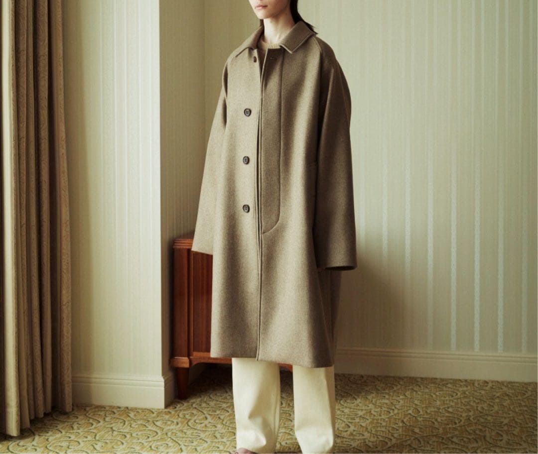 HERILL ヘリル ファーストシーズン カシミヤ100% バルマカーンコート