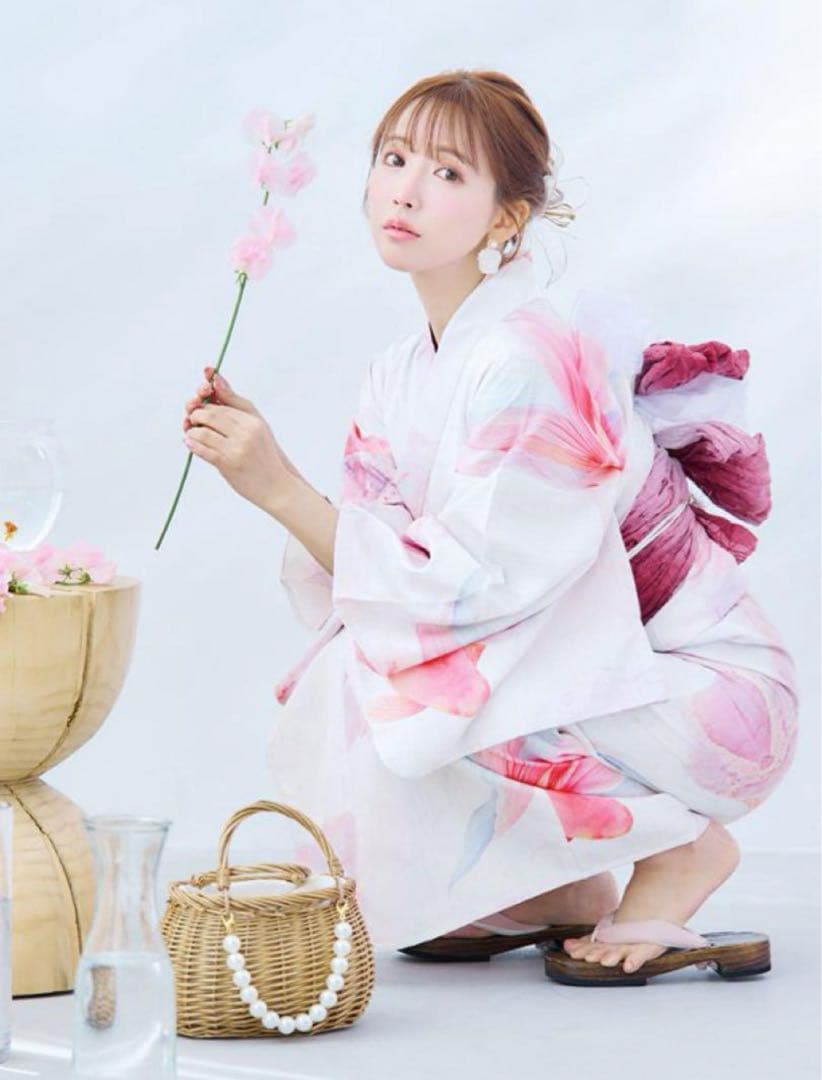 Sugar 浴衣 ニュアンスピンク金魚浴衣 即日発送】ニュアンスピンク金魚浴衣【浴衣3点セット 浴衣/帯/下駄