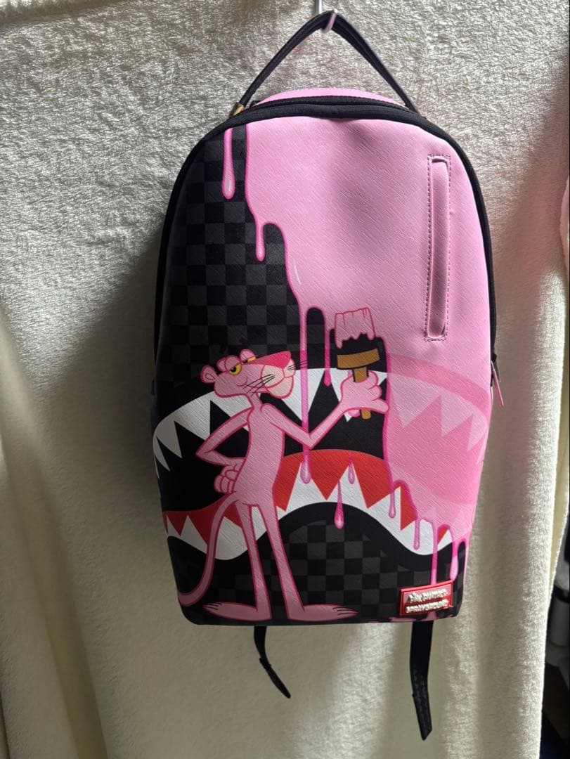 sprayground ピンクパンサーコラボ 限定 SPRAYGROUND ピンクパンサー PINK PANTHER バックパック DLXV