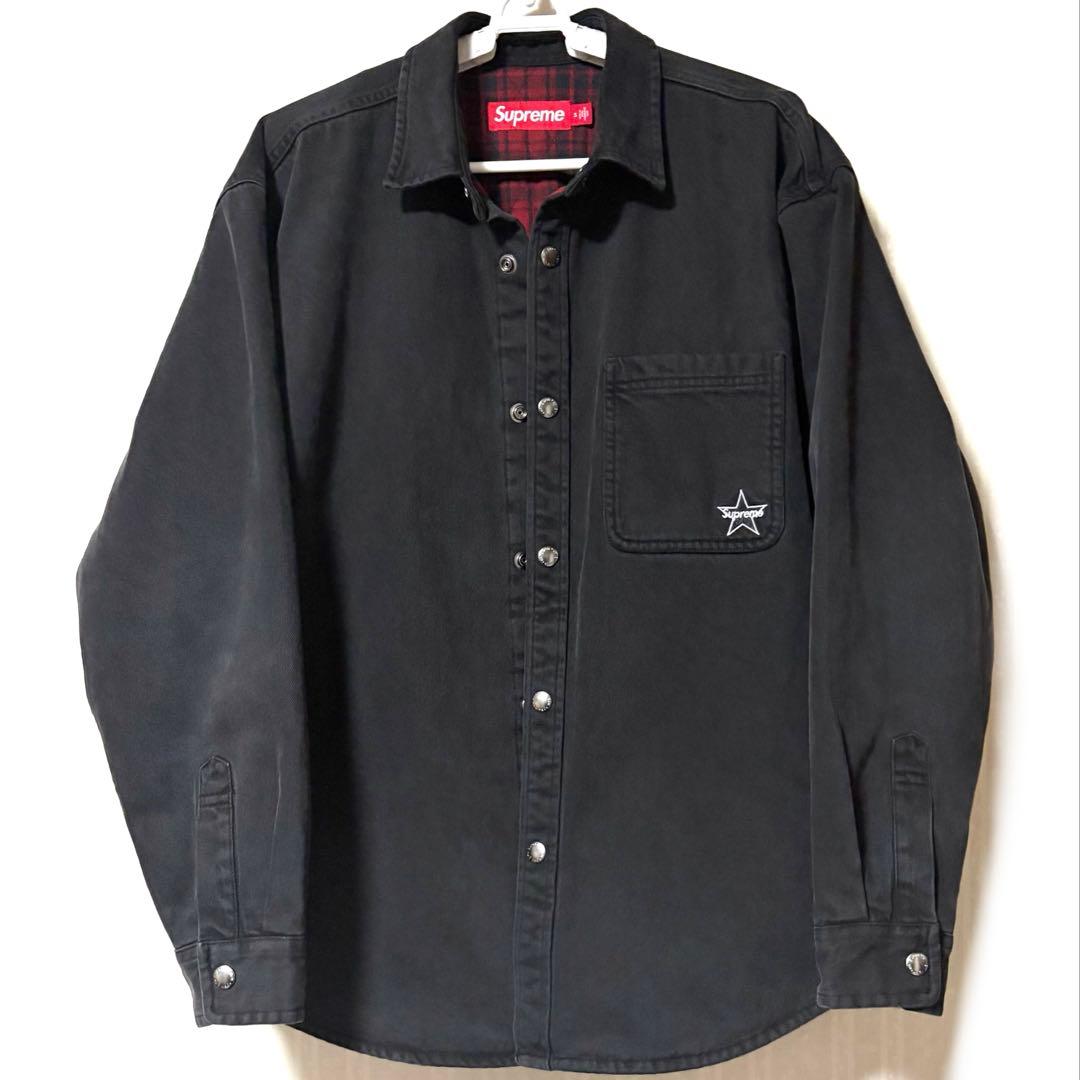 Supreme Quilted Lined Denim Snap Shirt - メルカリ