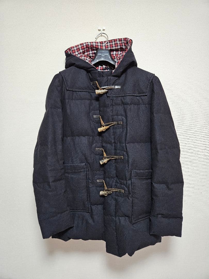 コム・デ・ギャルソン・オム ダウン入りネイビー ダッフルコート コムデギャルソン ダウンダッフルコート - メルカリ