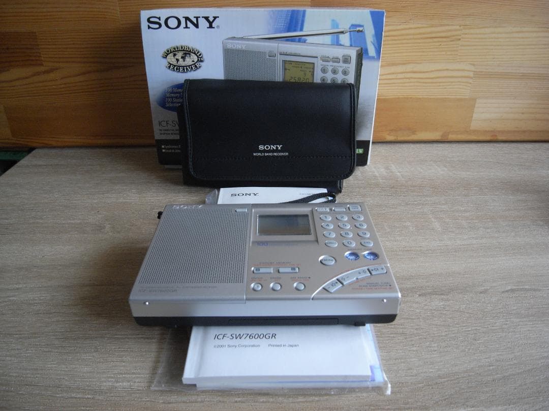 SONY ICF-SW7600GR ワールドバンドレシーバー - メルカリ