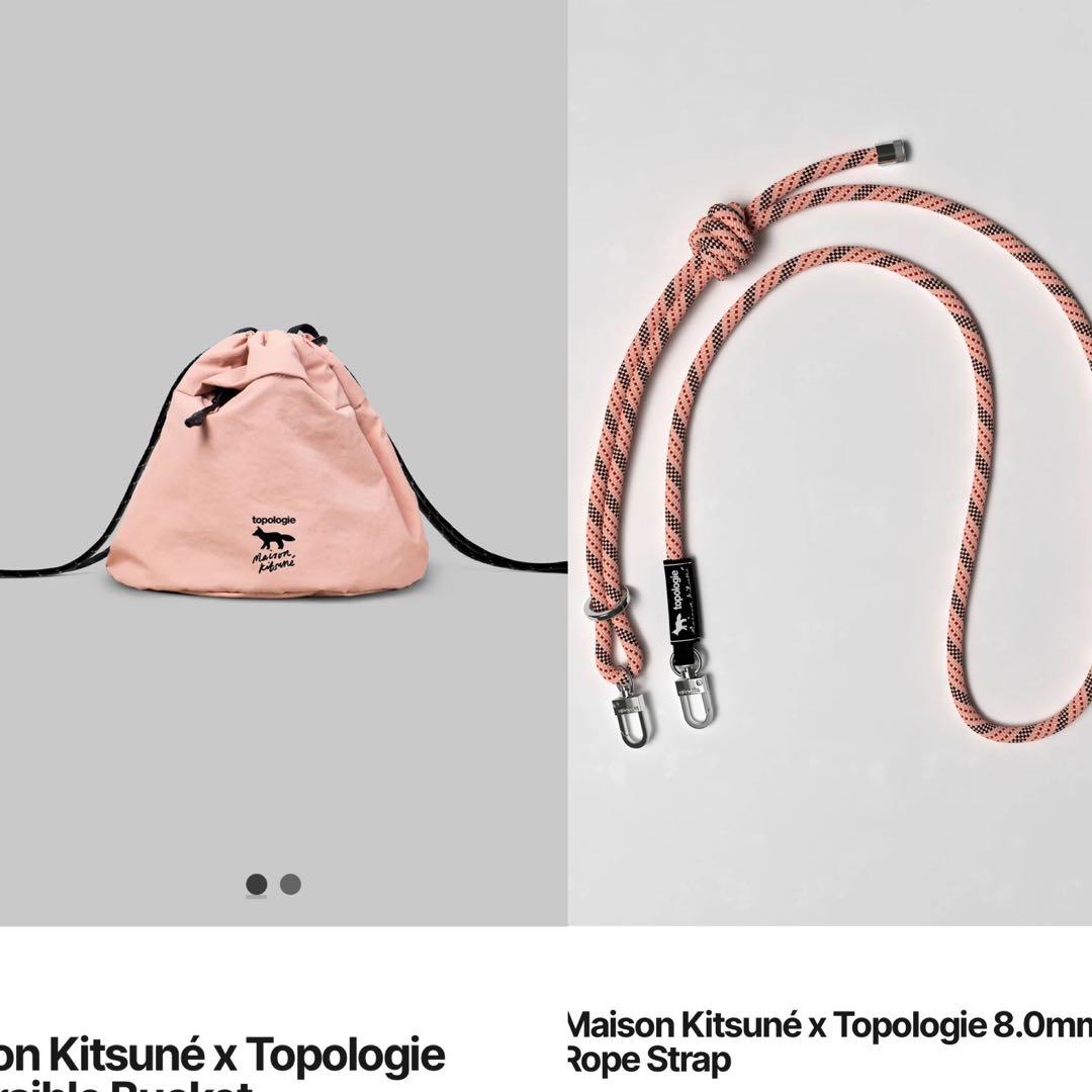 トポロジー×メゾンキツネ バッグ&ストラップセット - メルカリ