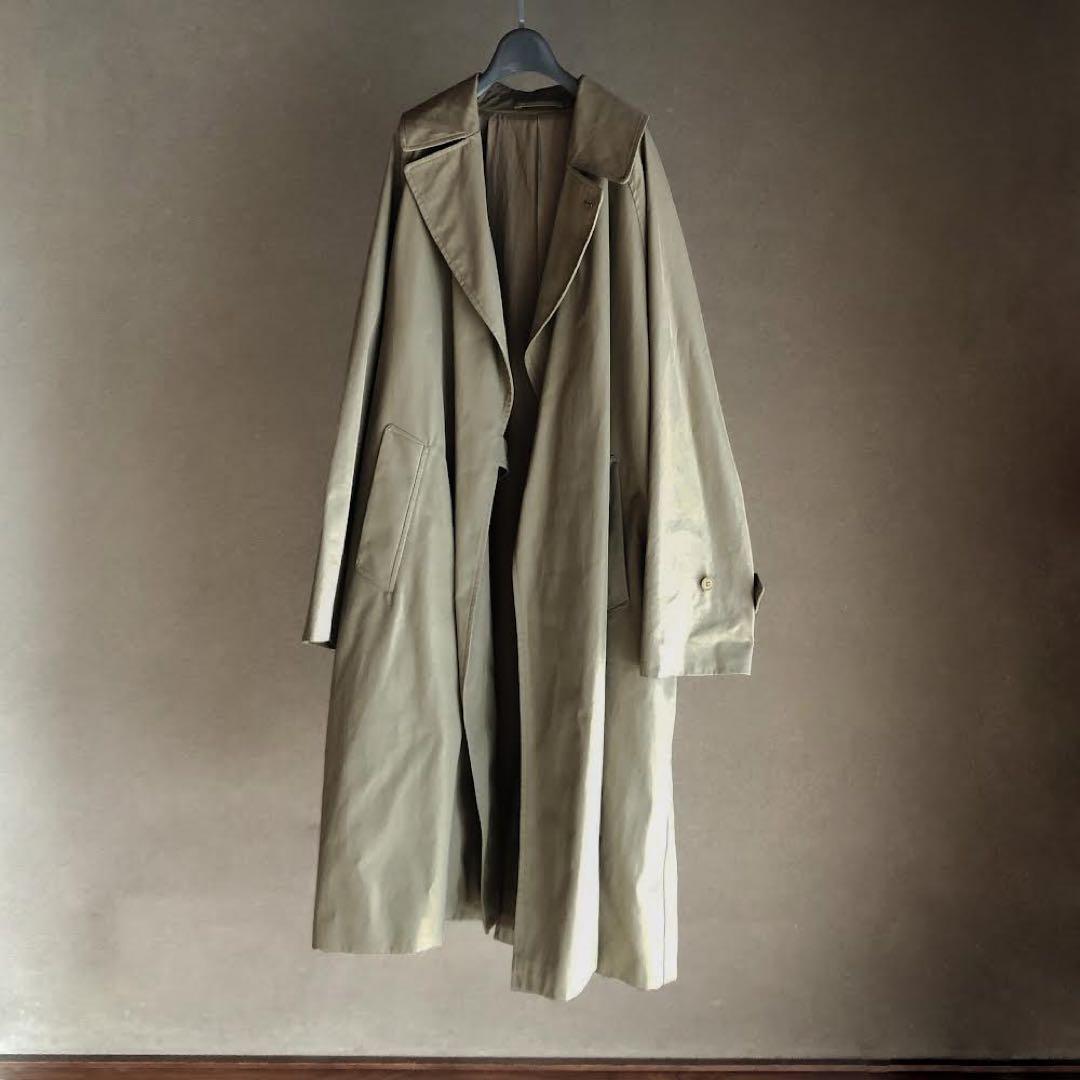 19SS COMOLI コモリ コットンギャバジン タイロッケンコート 2カーキ COMOLI / コモリ | コットンギャバ タイロッケンコート - Khaki | 通販