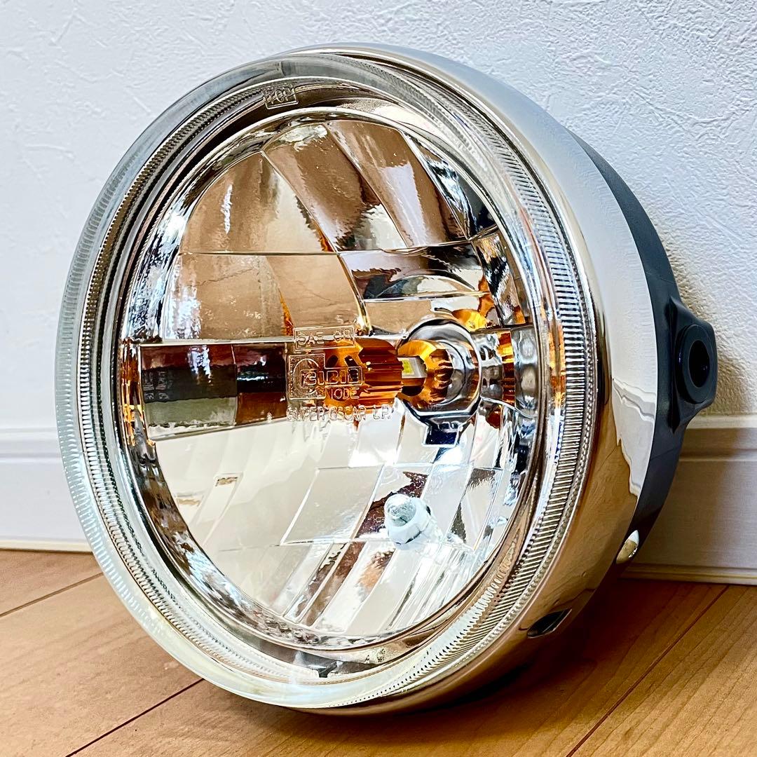 当時物 シビエ 凹み ヘッドライト CIBIE 極美品 マーシャル