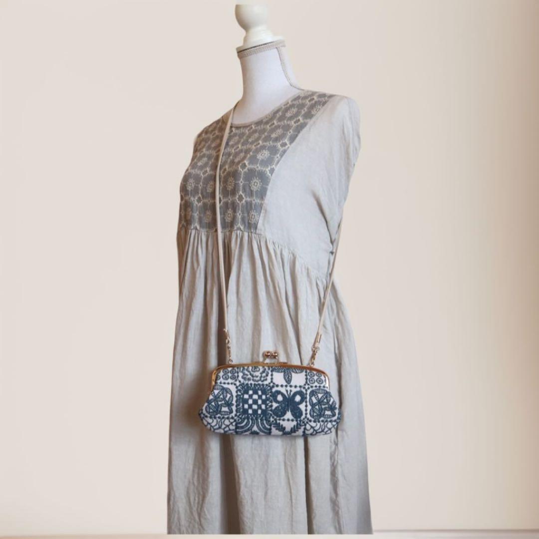 ミナペルホネン 親子がま口ショルダー 受注製作】ミナペルホネン タンバリン 親子がま口財布 | patapata.