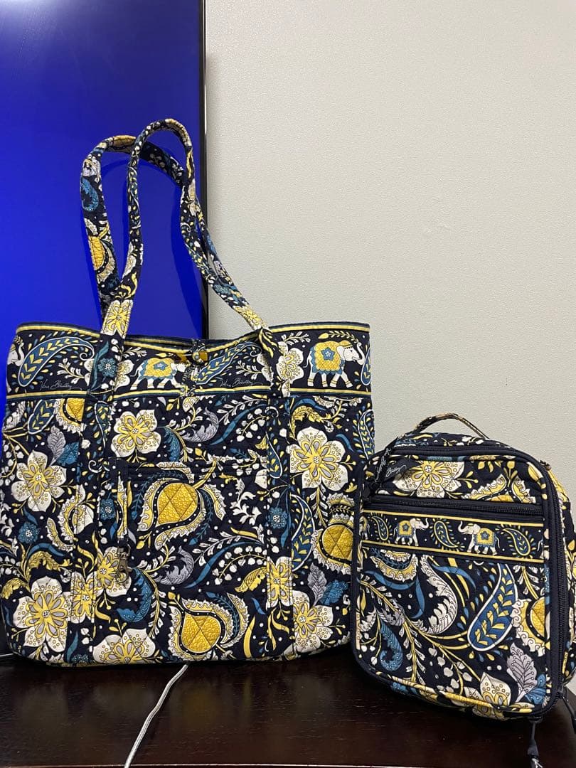 vera bradley 花柄キルティングトートバッグ　ランチバッグセット 楽天市場】ヴェラブラッドリー トート バッグ VERA BRADLEY ベラ