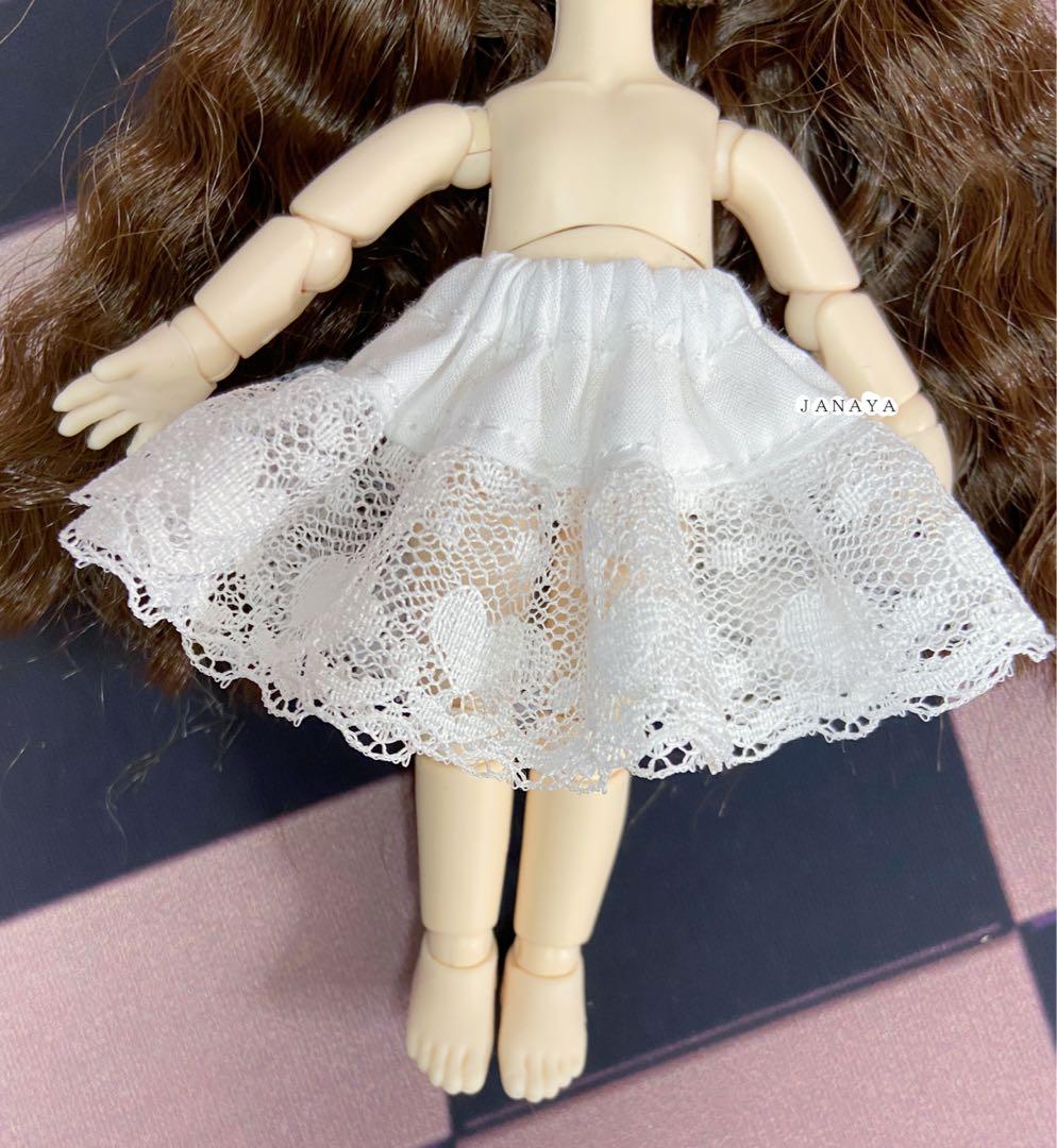 JANAYA ハンドメイド オビツ11服 ボニーバニー服 白色 パニエ 翌日発送