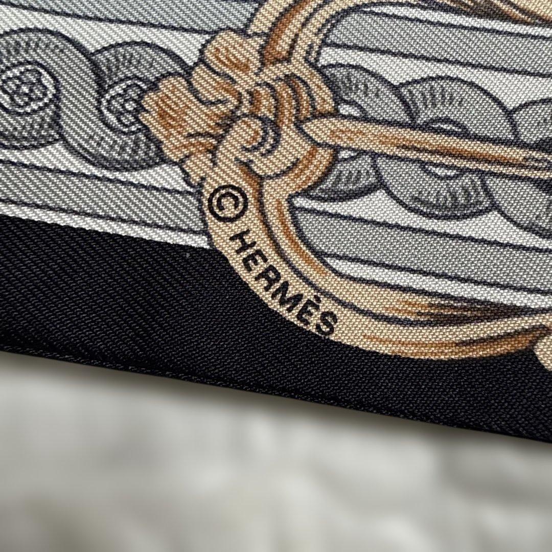 名作✨未使用✨エルメス ツイリー ブリッドドゥクール ブラック - メルカリ