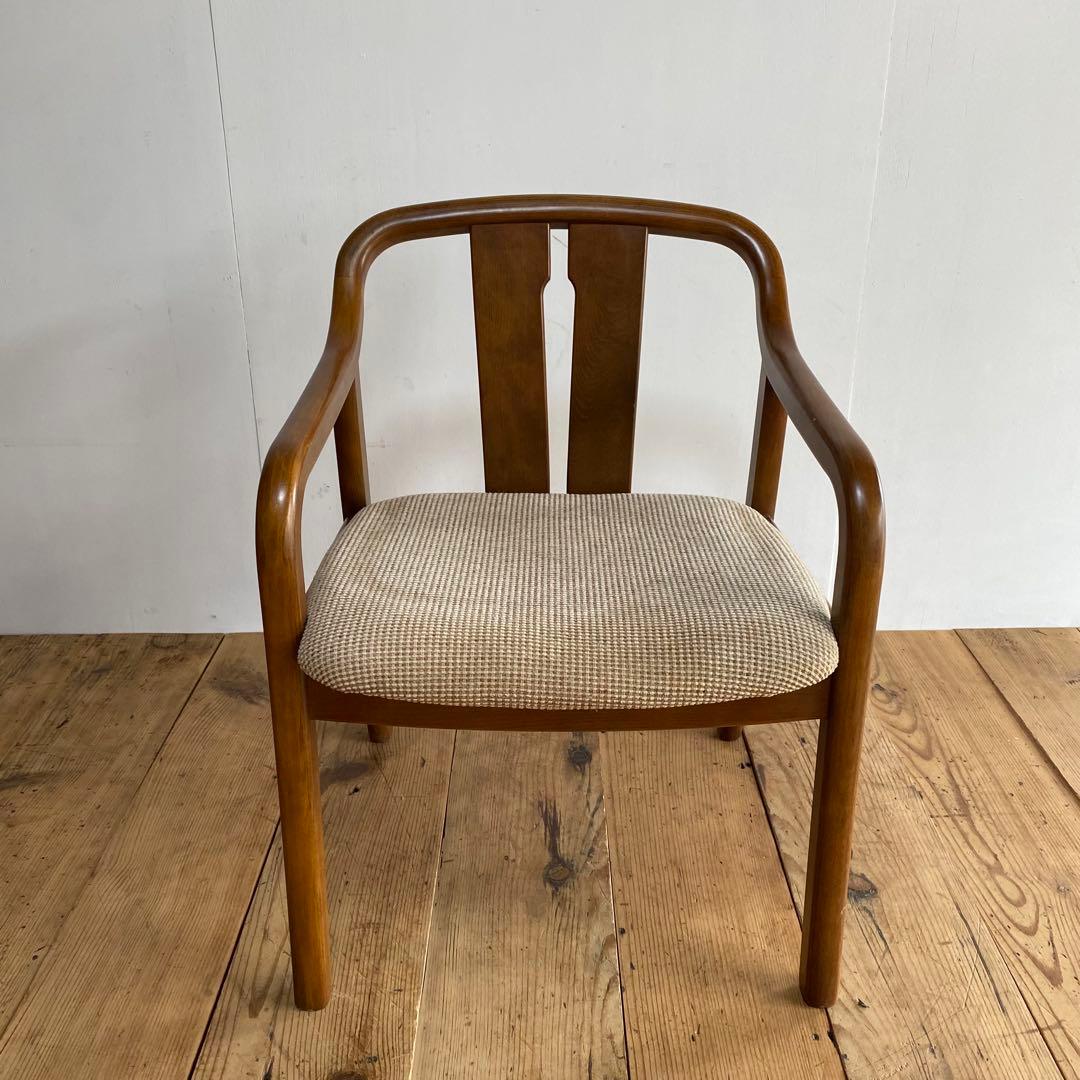 オールド カリモク karimoku アームチェア 椅子 z966