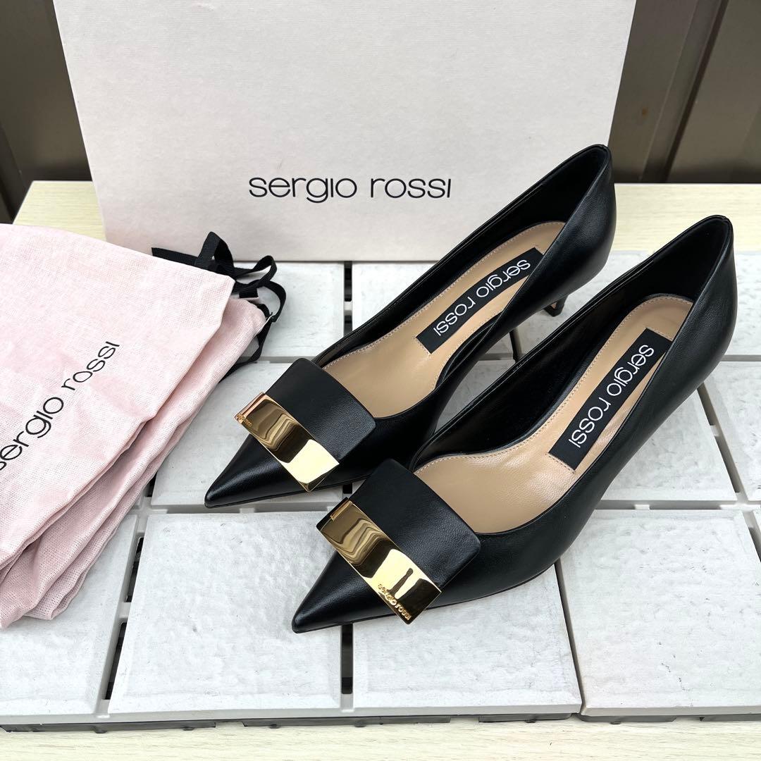 新品 36 Sergio rossi sr1 パンプス 黒　 A78952　23 Sergio Rossi/セルジオ ロッシ_Women通販 | SR1 - PUMPS BLACK【送料
