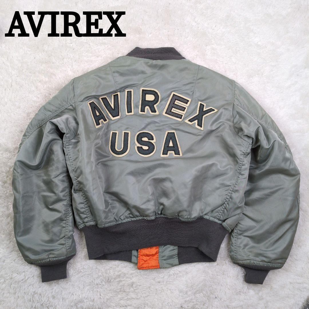 80s 90s USA製 AVIREX アーチロゴ flight jacket 80s 90s USA製 AVIREX アーチロゴ flight jacket - メルカリ