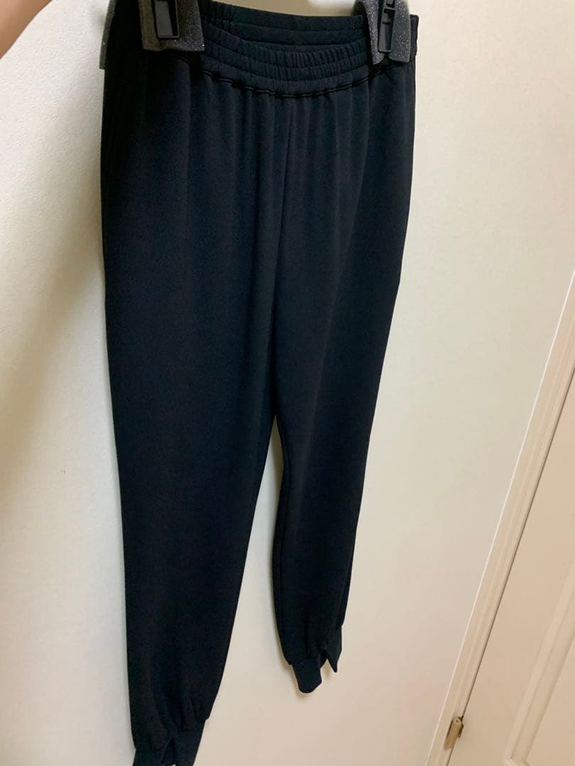 Col Pierrot×eclat とろみスリットリブパンツ ブラック 34 - メルカリ