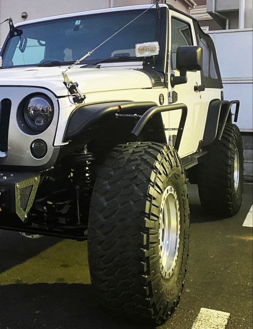 ラングラー JK JL 32㎜径 自作 パイプフェンダー 塩ビ管 汎用リベット