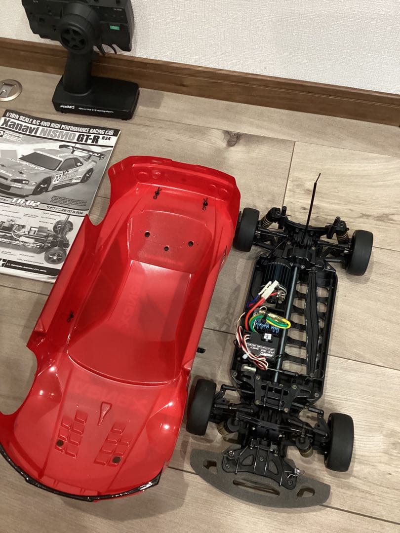 タミヤ スカイライン ニスモGT-R R34 TB-02シャーシ 1/10 - メルカリ