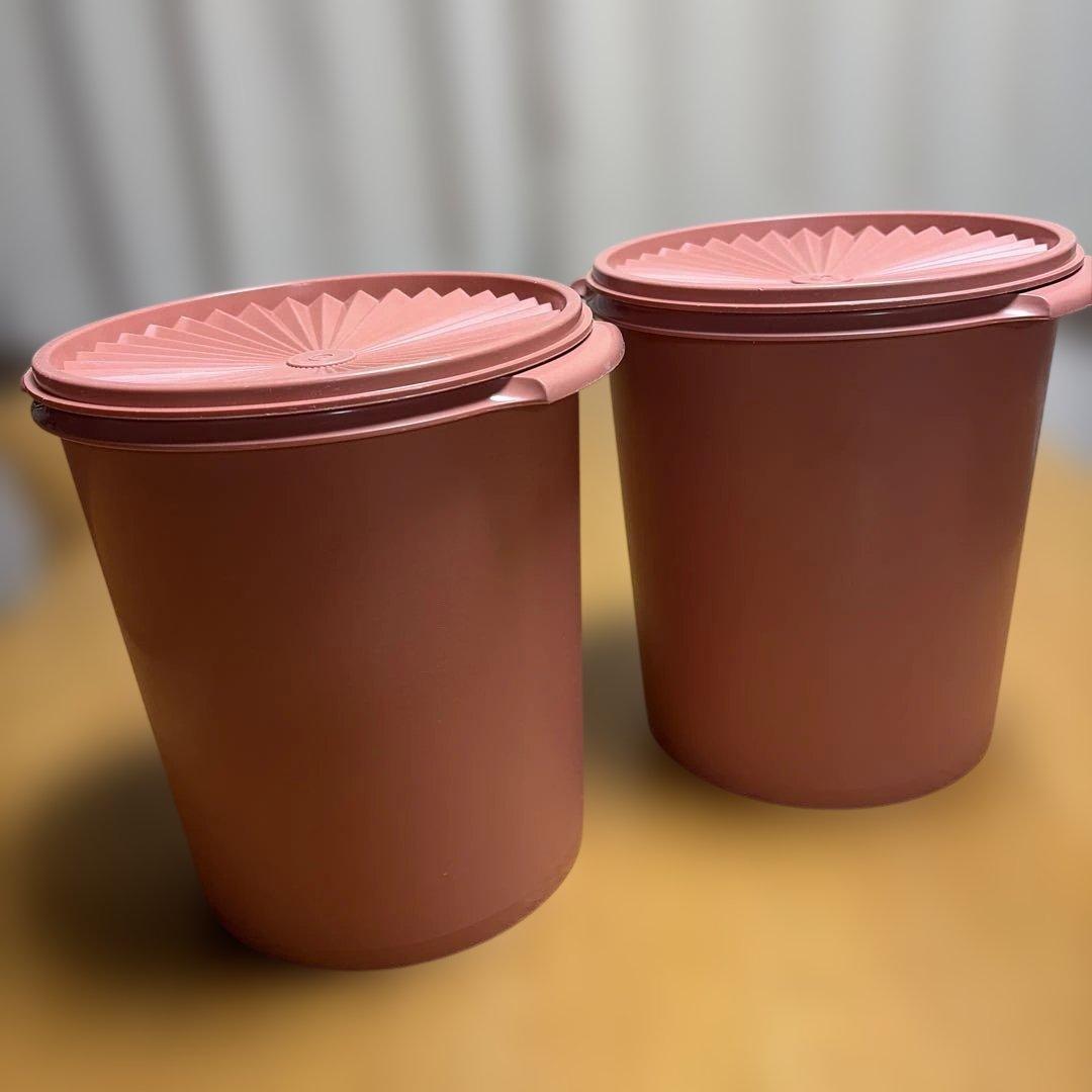 タッパーウェア☆マキシデコレーター☆サーモンピンク×2個 - メルカリ