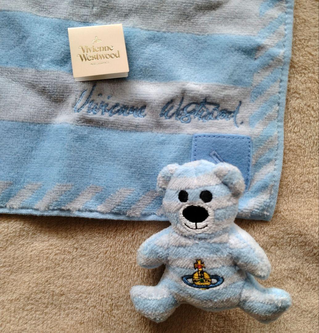 新品未使用】ヴィヴィアン ウエストウッド くまチャーム付きタオル