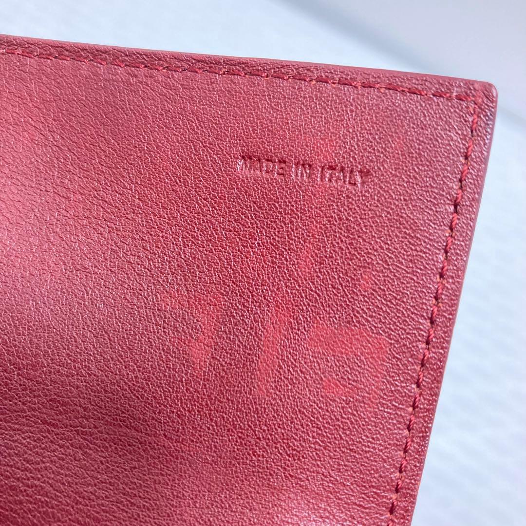 FENDI ズッキーノ エナメル 長財布 Red - メルカリ