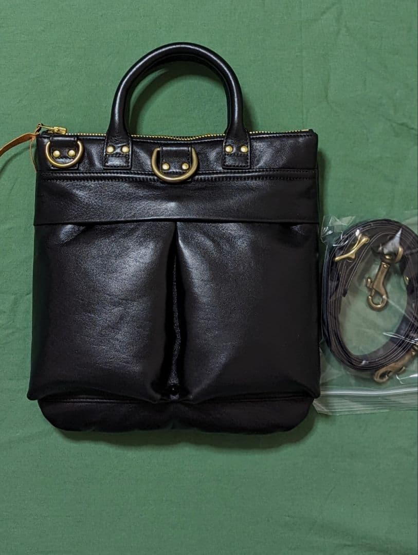 池田工芸 × Lightning 純国産茶芯 ホースハイド Helmet Bag - メルカリ