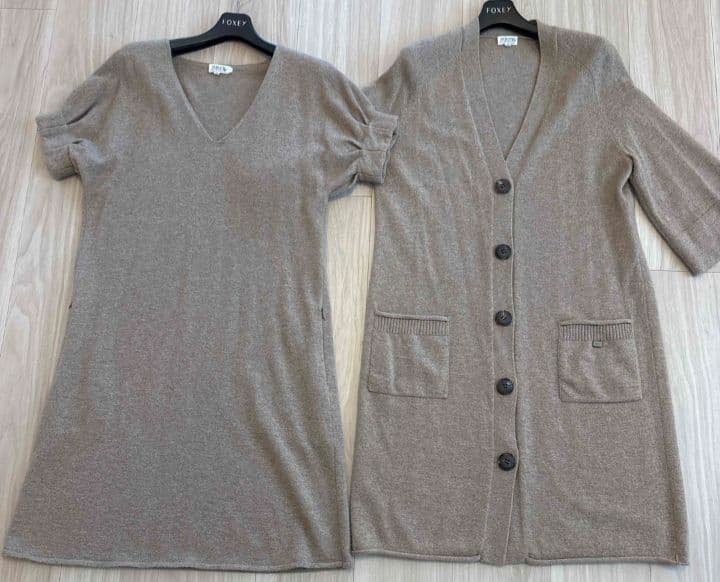 フォクシー　カシミヤ100%　カーディガンワンピースセット 41960 Everyday Cardigan – FOXEY 公式オンラインブティック