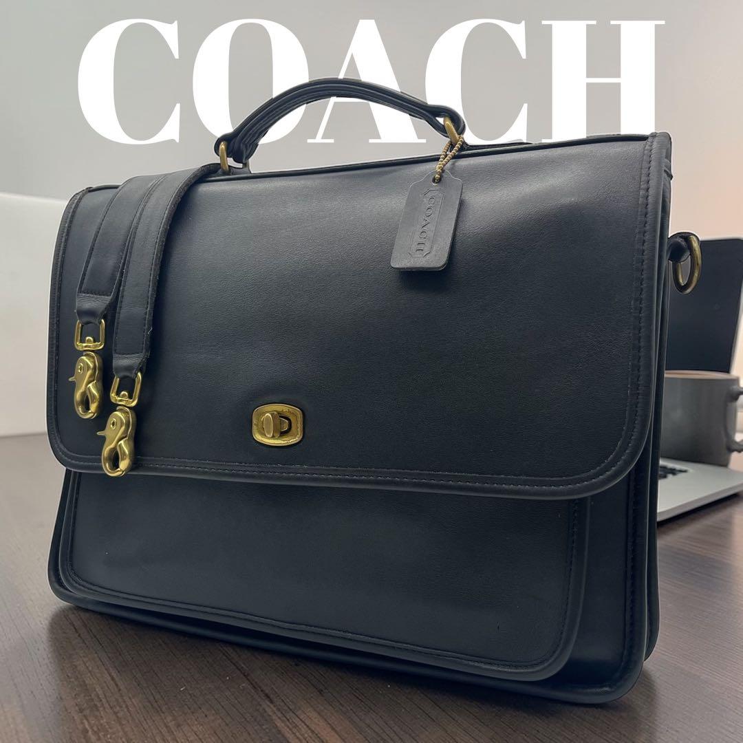 美品✨coach オールドコーチ 2way ビジネスバッグ ショルダー A4収納