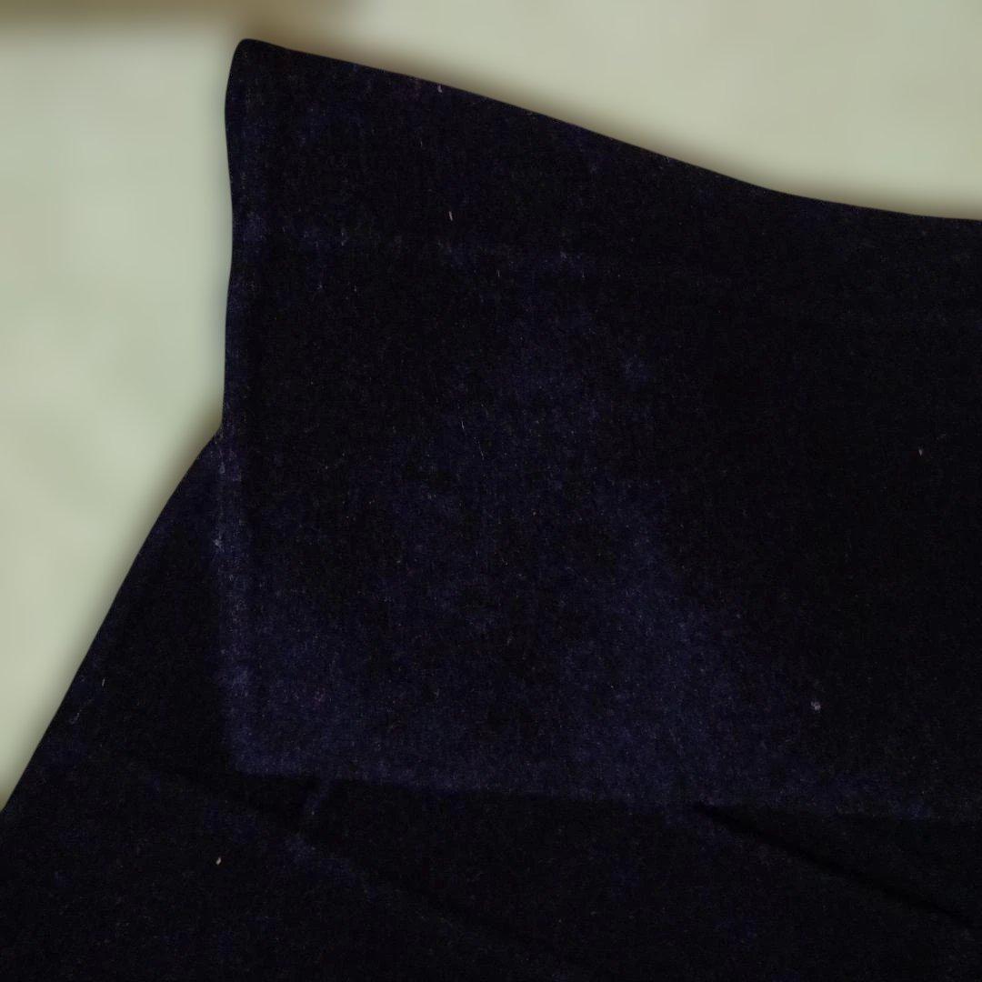 フォクシー42 黒 美品 カシミアジャケットM-L 一重仕立て Pコート風