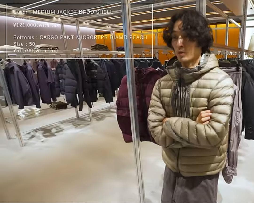 定価12.1万】上杉柊平 CPCompany ダウン ゴーグル XS ブラック - メルカリ