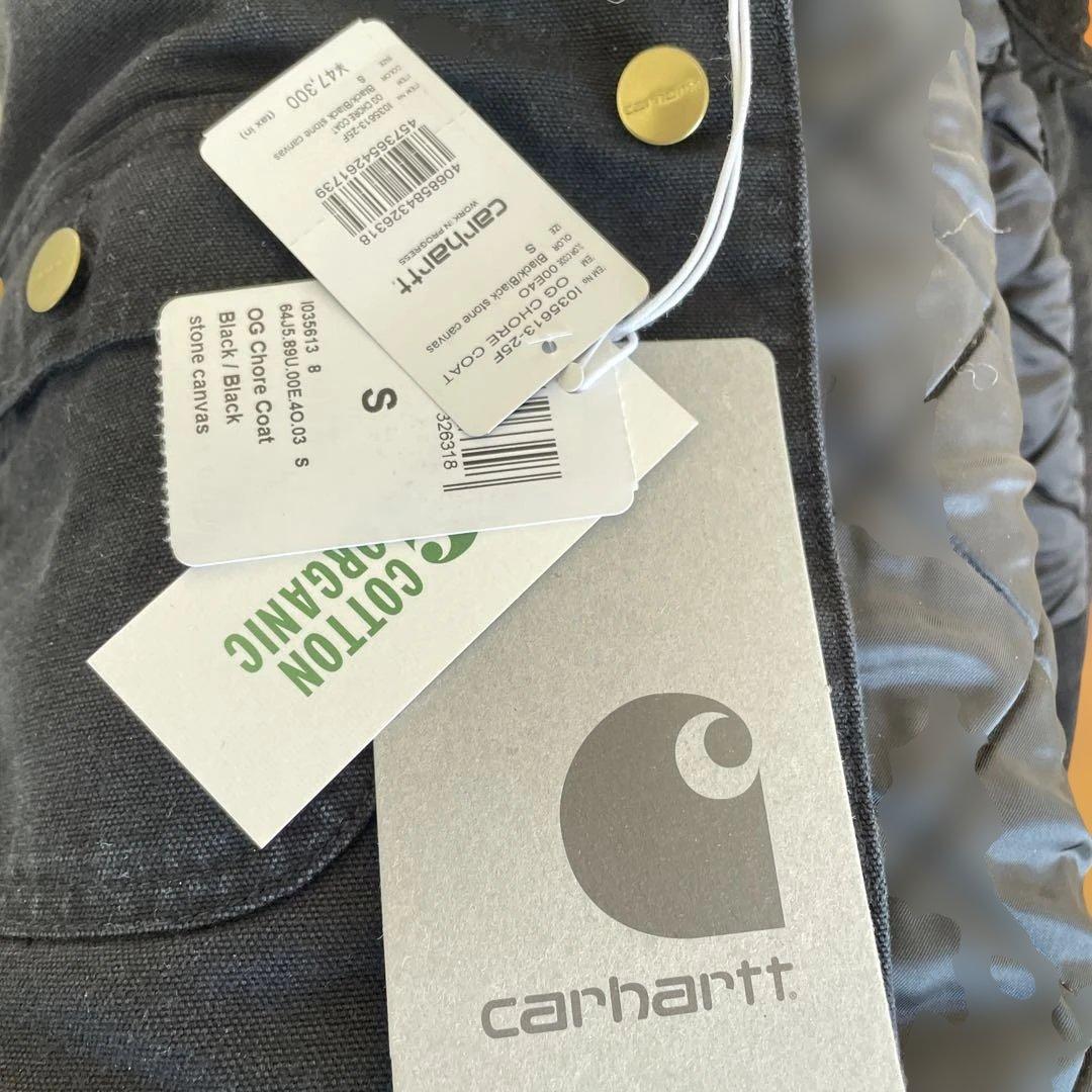 し*ん様 カーハート WIPOGチョアコート黒CARHARTT WIPサイズS - メルカリ