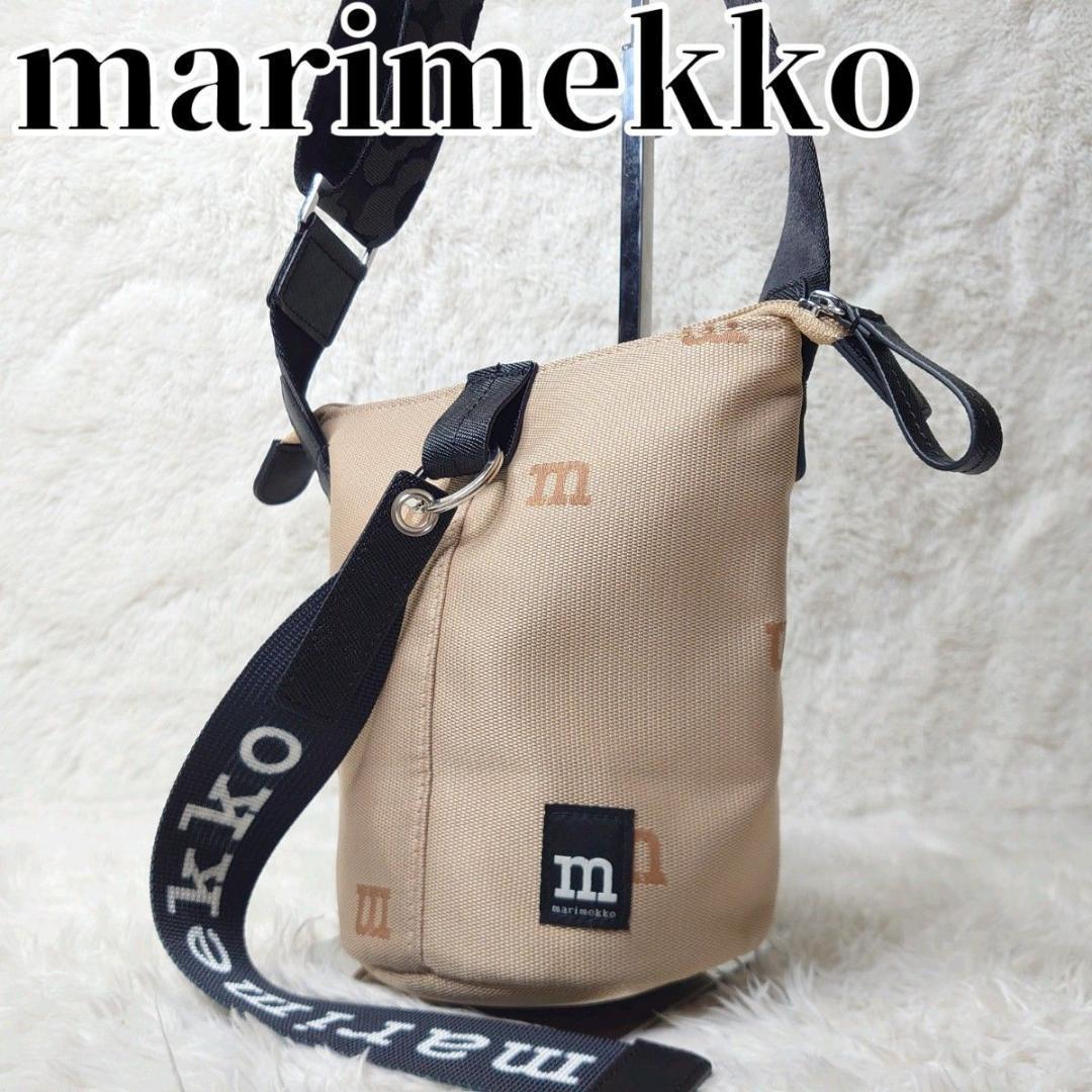 【極美品】marimekko ESSENTIAL BUCKET M-LOGO marimekko（マリメッコ） ショルダーバッグ ESSENTIAL BUCKET M-LOGO